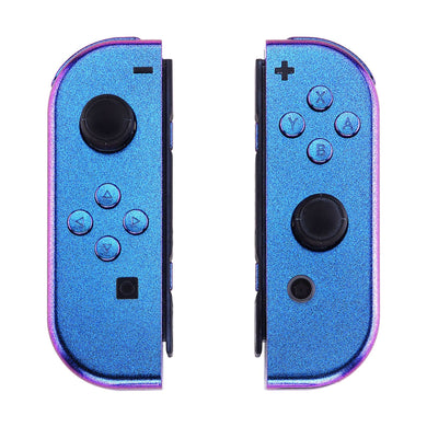 Glossy Chameleon Blue Purple Shells For NS Switch Joycon & OLED Joycon-CP301WS - Extremerate Wholesale