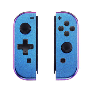 Glossy Chameleon Blue Purple Shells For NS Switch Joycon & OLED Joycon Dpad Version-JZP301WS - Extremerate Wholesale