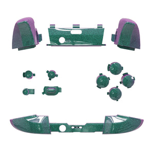 Glossy Chameleon Green Purple 12in1 Button Kits For Xbox One-Elite2 Controller-IL102WS - Extremerate Wholesale