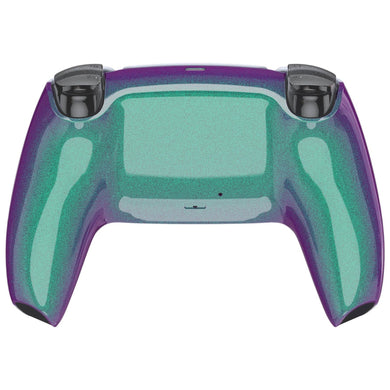 Glossy Chameleon Green Purple Back Shell Compatible With PS5 Controller-DPFP3002WS - Extremerate Wholesale