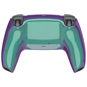 Glossy Chameleon Green Purple Back Shell Compatible With PS5 Controller-DPFP3002WS - Extremerate Wholesale