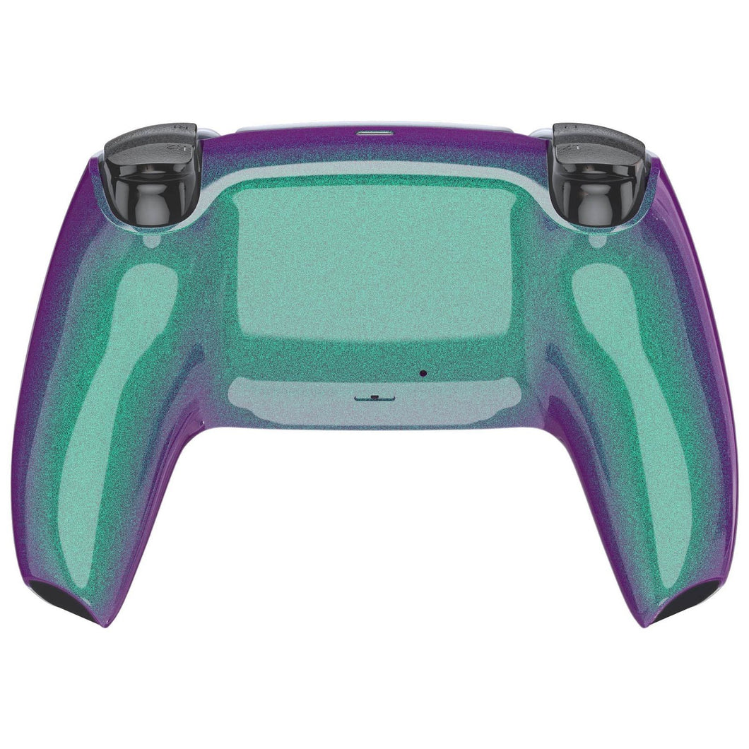 Glossy Chameleon Green Purple Back Shell Compatible With PS5 Controller-DPFP3002WS - Extremerate Wholesale