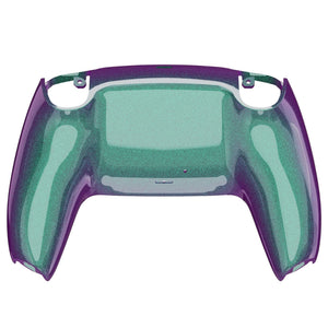 Glossy Chameleon Green Purple Back Shell Compatible With PS5 Controller-DPFP3002WS - Extremerate Wholesale