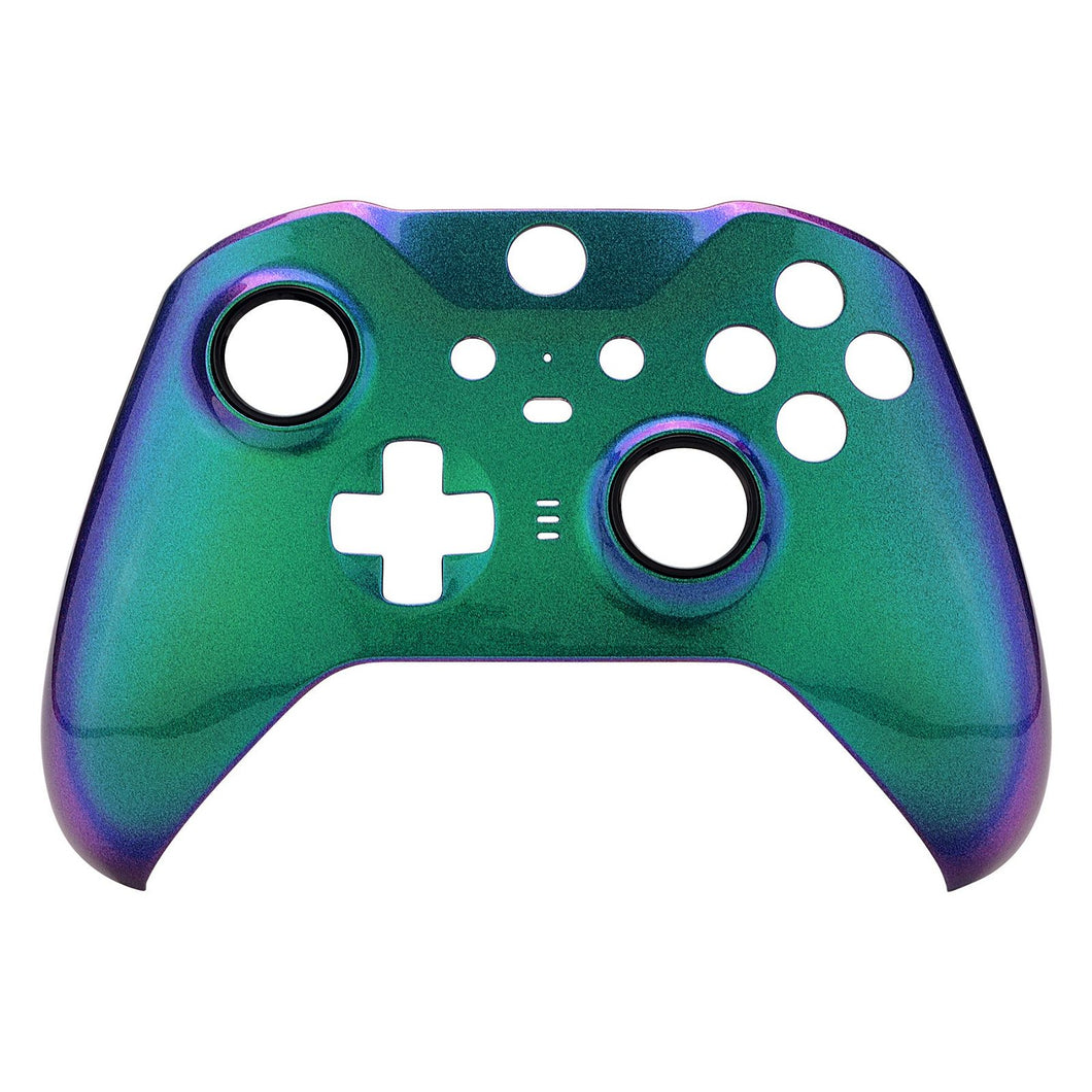 Glossy Chameleon Green Purple Front Shell For Xbox One-Elite2 Controller-ELP302WS - Extremerate Wholesale