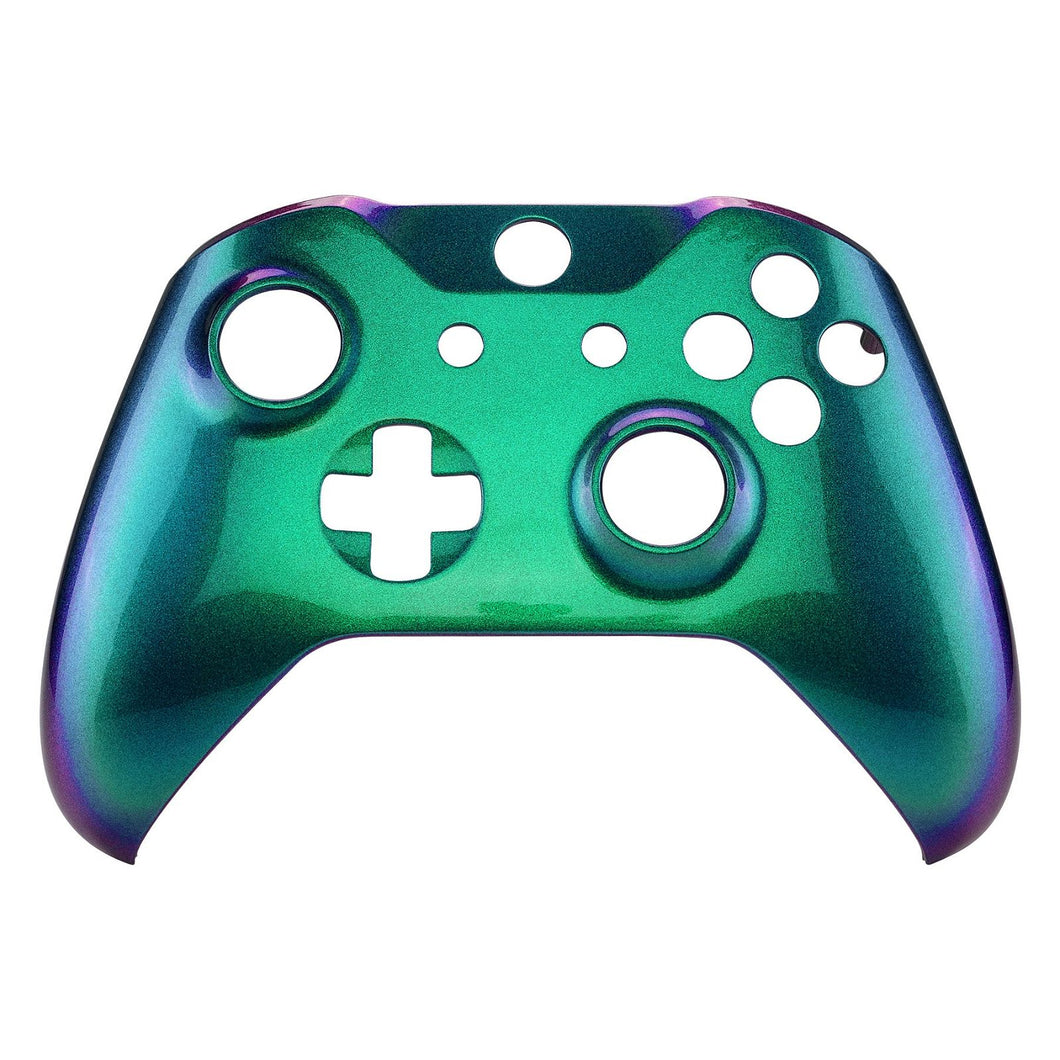 Glossy Chameleon Green Purple Front Shell For Xbox One S Controller-SXOFP19WS - Extremerate Wholesale