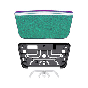 Glossy Chameleon Green Purple Touchpad Compatible With PS5 Controller BDM-010 & BDM-020 & BDM-030 & BDM-040 - JPF4002G3WS - Extremerate Wholesale