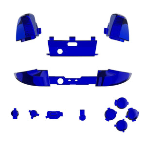 Glossy Chrome Blue 12in1 Button Kits For Xbox One-Elite2 Controller-IL204WS - Extremerate Wholesale