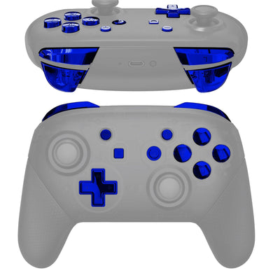 Glossy Chrome Blue 13in1 Button Kits For NS Pro Controller-KRD404WS - Extremerate Wholesale