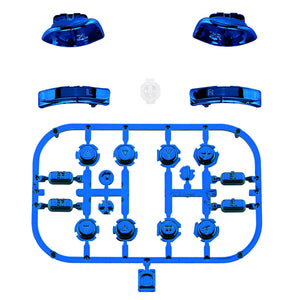 Glossy Chrome Blue 21in1 Button Kits For NS Switch Joycon & OLED Joycon-AJ304WS - Extremerate Wholesale
