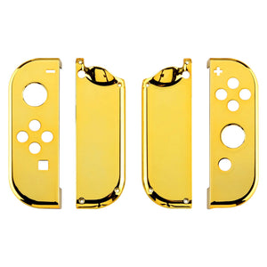 Glossy Chrome Glod Shells For NS Switch Joycon & OLED Joycon-CD401WS - Extremerate Wholesale
