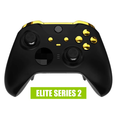 Glossy Chrome Gold 12in1 Button Kits For Xbox One-Elite2 Controller-IL201WS - Extremerate Wholesale