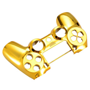 Glossy Chrome Gold Front Shell Compatible With PS4 Gen2 Controller-SP4FD02WS - Extremerate Wholesale