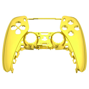 Glossy Chrome Gold Front Shell Compatible With PS5 Controller-MPFD4001WS - Extremerate Wholesale