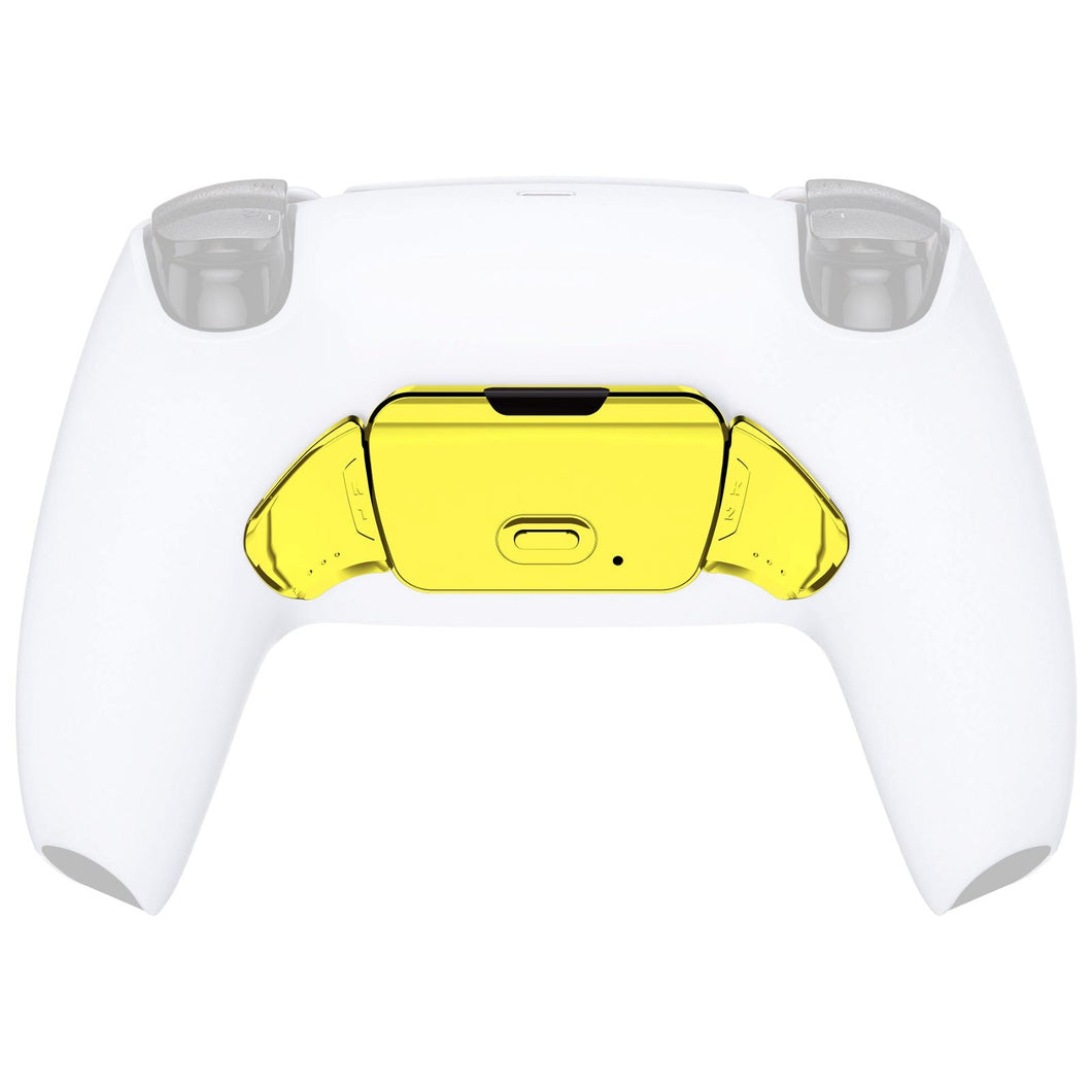 Glossy Chrome Gold Replacement Redesigned K1 K2 Back Button Housing Shell Compatible With PS5 Controller Extremerate Rise Remap Kit-WPFD4001 - Extremerate Wholesale
