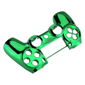 Glossy Chrome Green Front Shell Compatible With PS4 Gen2 Controller-SP4FD08WS - Extremerate Wholesale