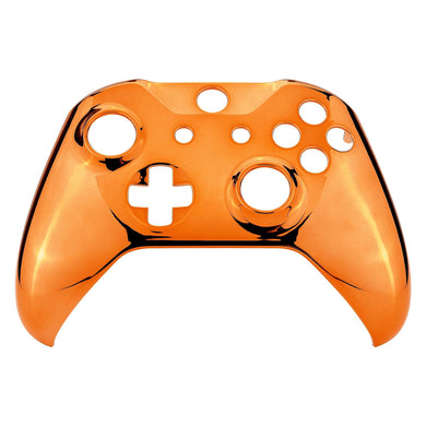 Glossy Chrome Orange Front Shell For Xbox One S Controller-SXOFD07WS - Extremerate Wholesale