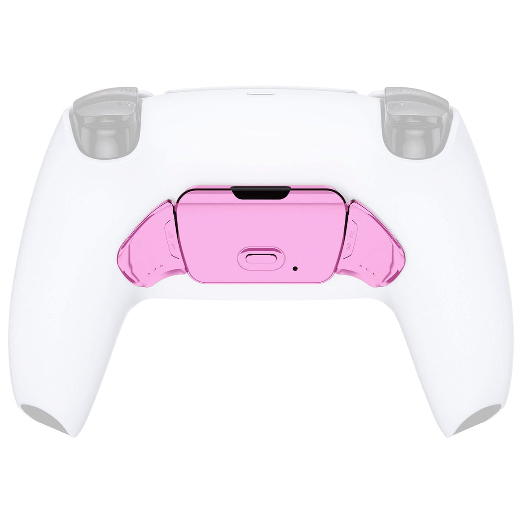 Glossy Chrome Pink Replacement Redesigned K1 K2 Back Button Housing Shell Compatible With PS5 Controller Extremerate Rise Remap Kit-WPFD4007 - Extremerate Wholesale