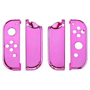 Glossy Chrome Pink Shells For NS Switch Joycon & OLED Joycon-CD406WS - Extremerate Wholesale