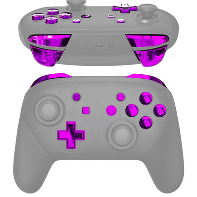 Glossy Chrome Purple 13in1 Button Kits For NS Pro Controller-KRD405WS - Extremerate Wholesale