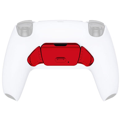 Glossy Chrome Red Replacement Redesigned K1 K2 Back Button Housing Shell Compatible With PS5 Controller Extremerate Rise Remap Kit-WPFD4003 - Extremerate Wholesale