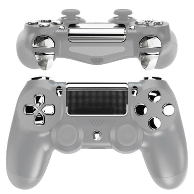 Glossy Chrome Silver 13in1 Button Kits Compatible With PS4 Gen2 Controller-SP4J0414WS - Extremerate Wholesale