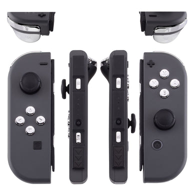 Glossy Chrome Silver 21in1 Button Kits For NS Switch Joycon & OLED Joycon-AJ302WS - Extremerate Wholesale