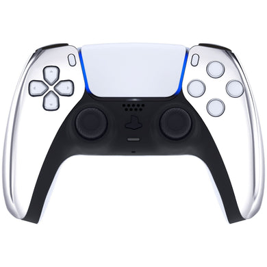Glossy Chrome Silver Front Shell Compatible With PS5 Controller-MPFD4002WS - Extremerate Wholesale