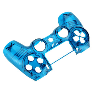 Glossy Clear Blue Front Shell Compatible With PS4 Gen2 Controller-SP4FM05GWS - Extremerate Wholesale