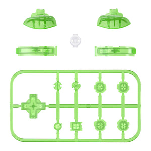 Glossy Clear Light Green 14in1 Button Kits For NS Lite-HL533WS - Extremerate Wholesale