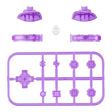 Glossy Clear Purple 14in1 Button Kits For NS Lite-HL534WS - Extremerate Wholesale