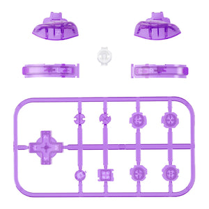 Glossy Clear Purple 14in1 Button Kits For NS Lite-HL534WS - Extremerate Wholesale