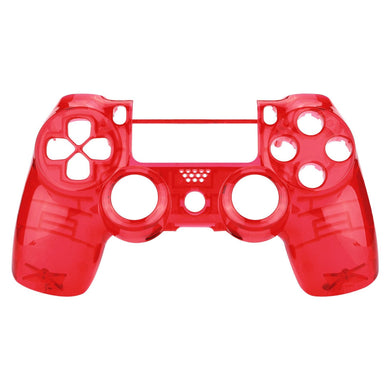Glossy Clear Red Front Shell Compatible With PS4 Gen2 Controller-SP4FM03GWS - Extremerate Wholesale