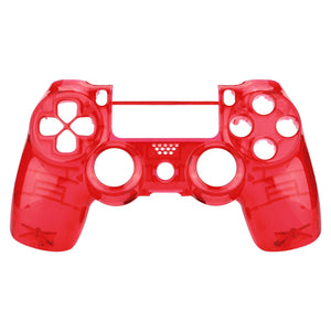 Glossy Clear Red Front Shell Compatible With PS4 Gen2 Controller-SP4FM03GWS - Extremerate Wholesale