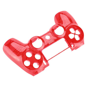 Glossy Clear Red Front Shell Compatible With PS4 Gen2 Controller-SP4FM03GWS - Extremerate Wholesale