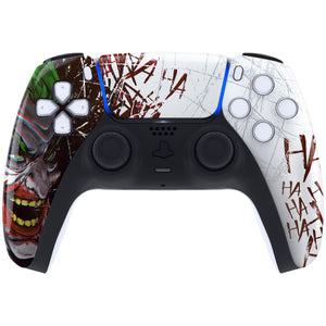 Glossy Clown HAHAHA Front Shell With Touchpad Compatible With PS5 Controller BDM-010 & BDM-020 & BDM-030 & BDM-040 - ZPFT1051G3WS - Extremerate Wholesale