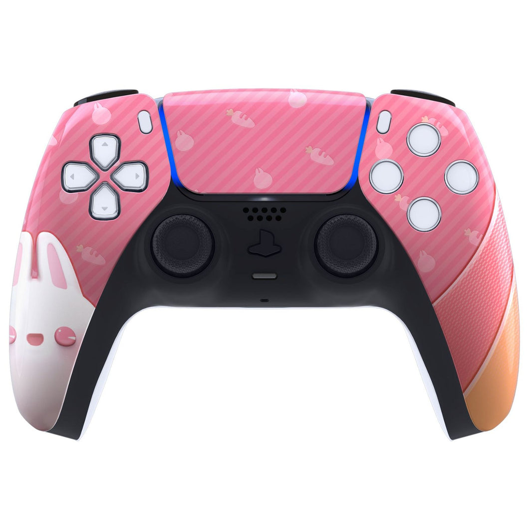 Glossy Easter Rabbit Front Shell With Touchpad Compatible With PS5 Controller BDM-010 & BDM-020 & BDM-030 & BDM-040 - ZPFT1076G3WS - Extremerate Wholesale