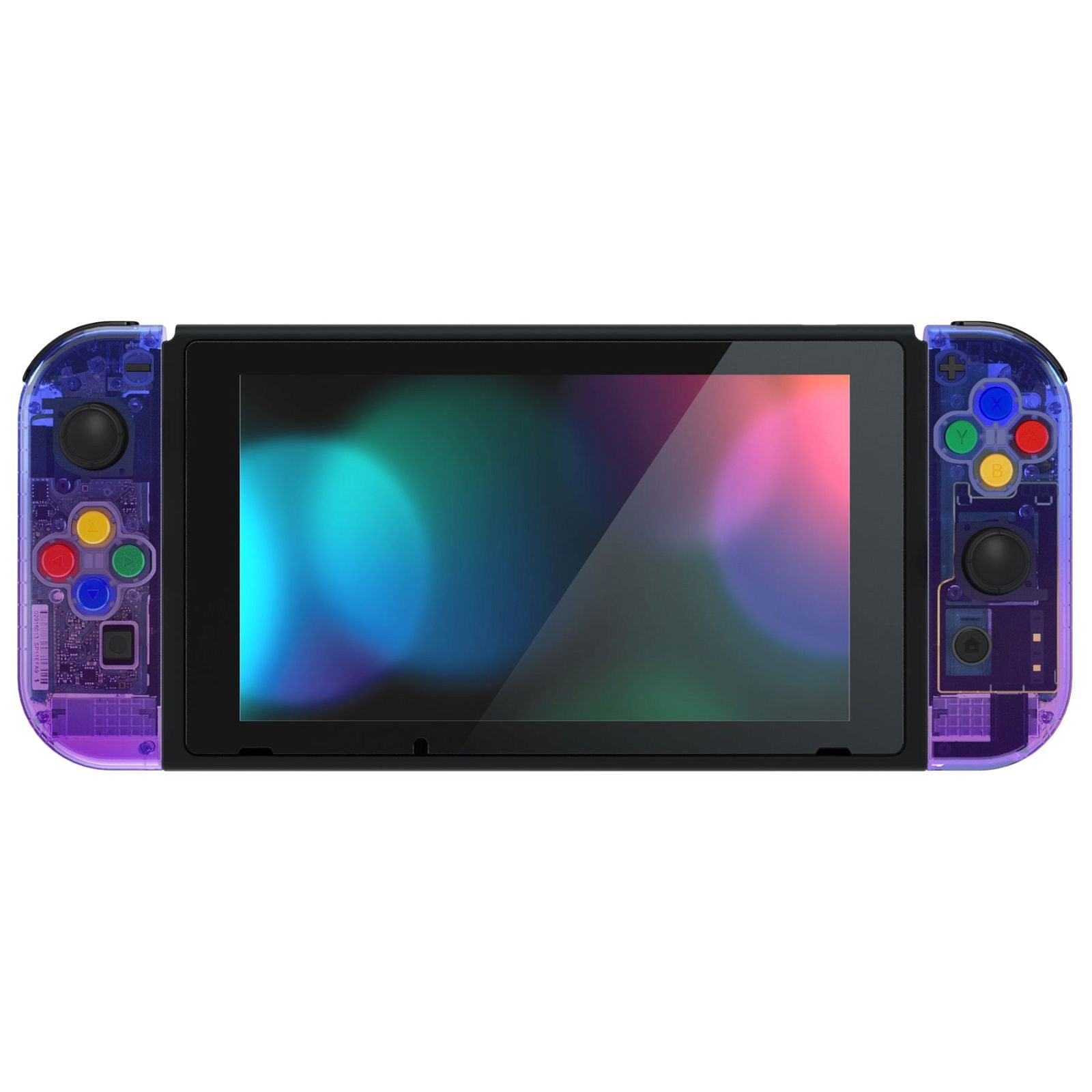 Glossy Gradient Translucent BlueBell Full Shells For NS Joycon