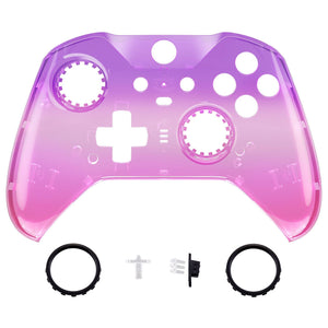 Glossy Gradient Translucent Purple Rose Red Front Shell For Xbox One-Elite2 Controller-ELP335WS - Extremerate Wholesale