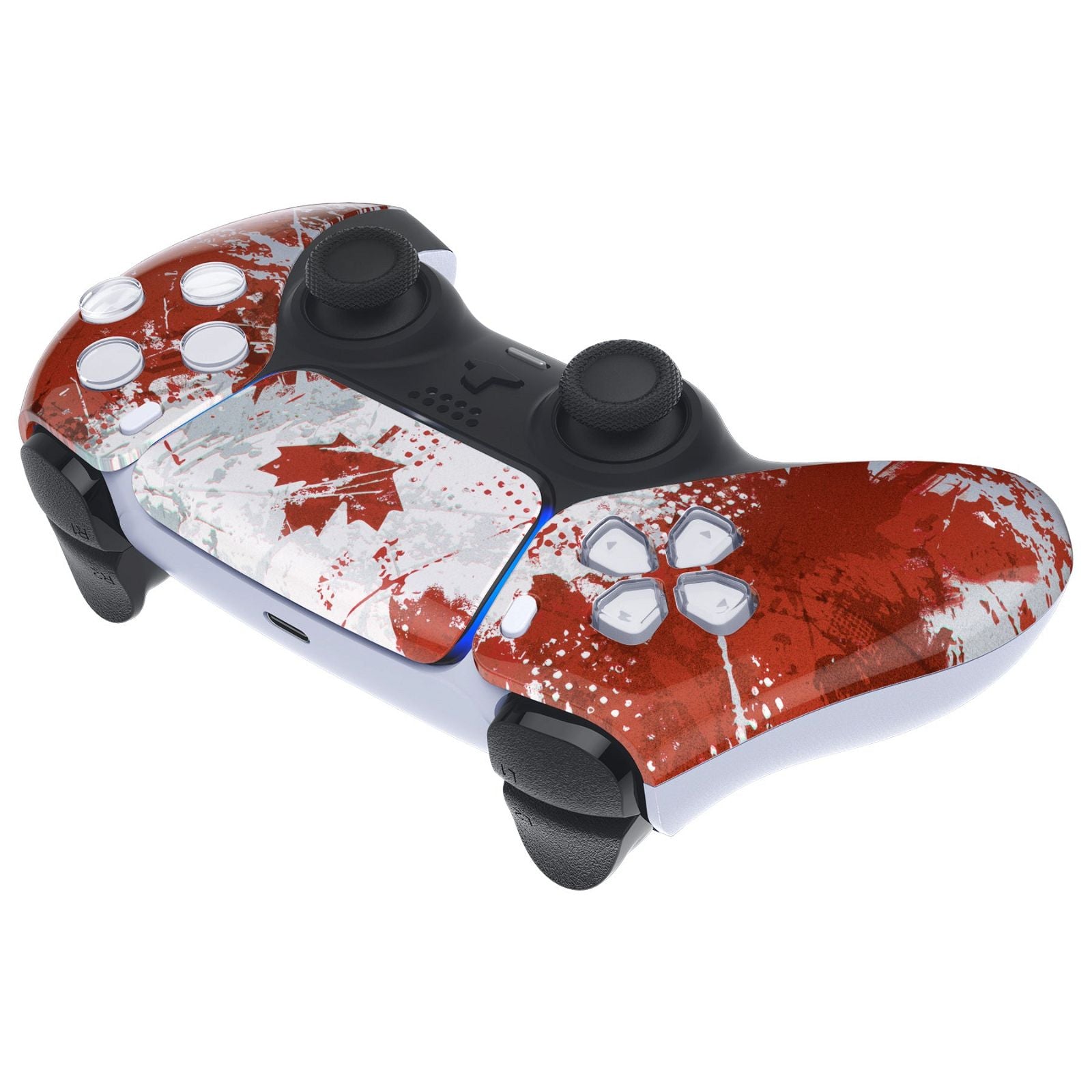 Glossy Impression Canada Flag Front Shell With Touchpad Compatible