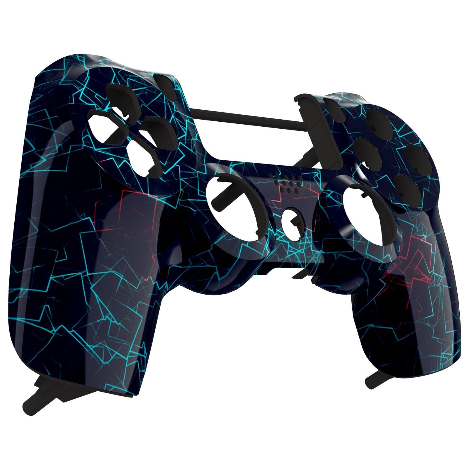 Glossy Neon Frame Front Shell Compatible With PS4 Gen2 Controller-SP4FT48WS