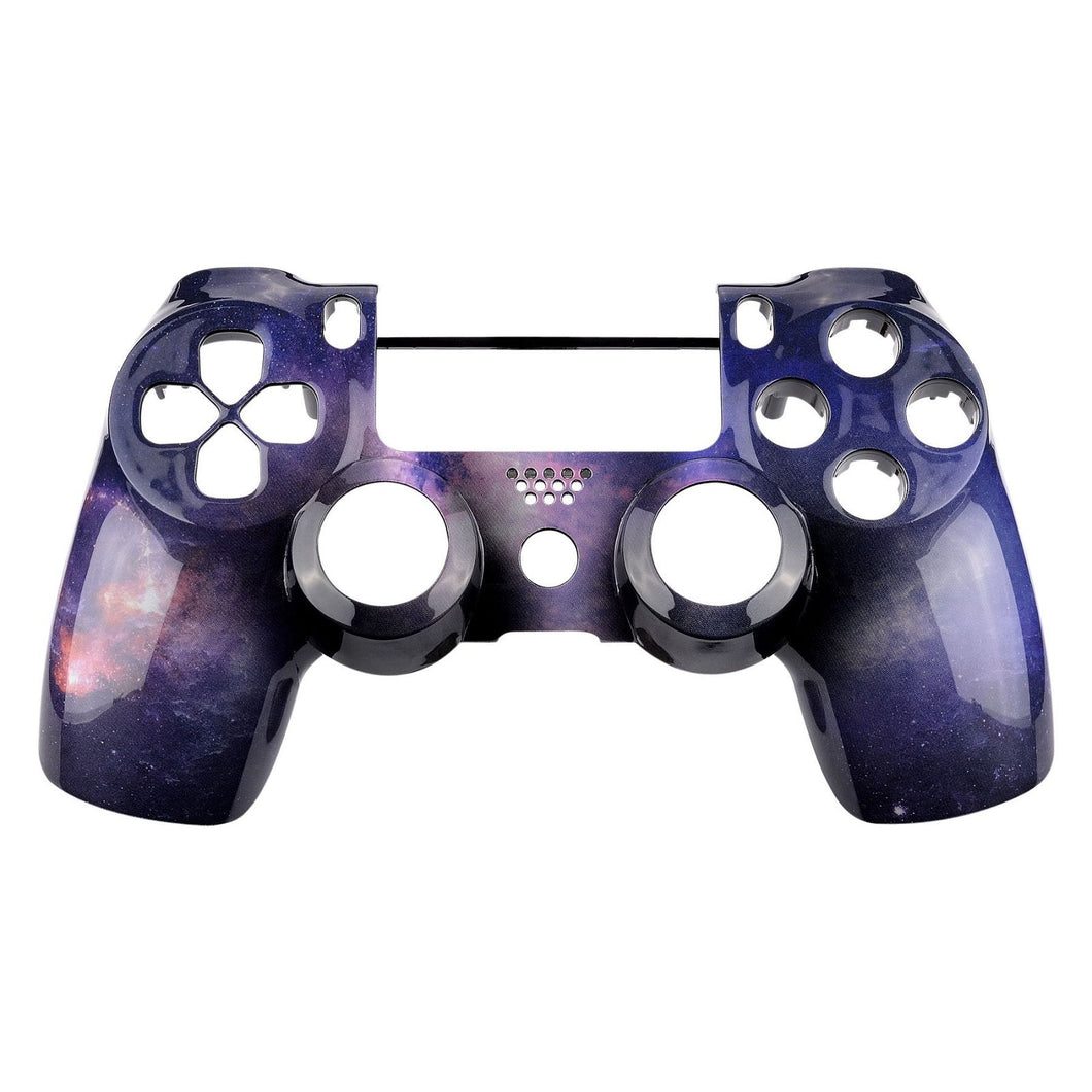 Glossy Purple Galaxy Front Shell Compatible With PS4 Gen2 Controller-SP4FT27WS - Extremerate Wholesale