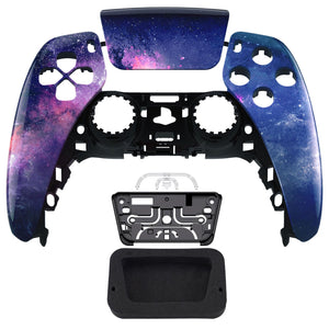 Glossy Purple Galaxy Front Shell With Touchpad Compatible With PS5 Controller BDM-010 & BDM-020 & BDM-030 & BDM-040 - ZPFT1001G3WS - Extremerate Wholesale