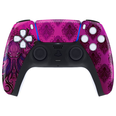 Glossy Purple Octopus Cthulhu Front Shell With Touchpad Compatible With PS5 Controller BDM-010 & BDM-020 & BDM-030 & BDM-040 - ZPFT1015G3WS - Extremerate Wholesale