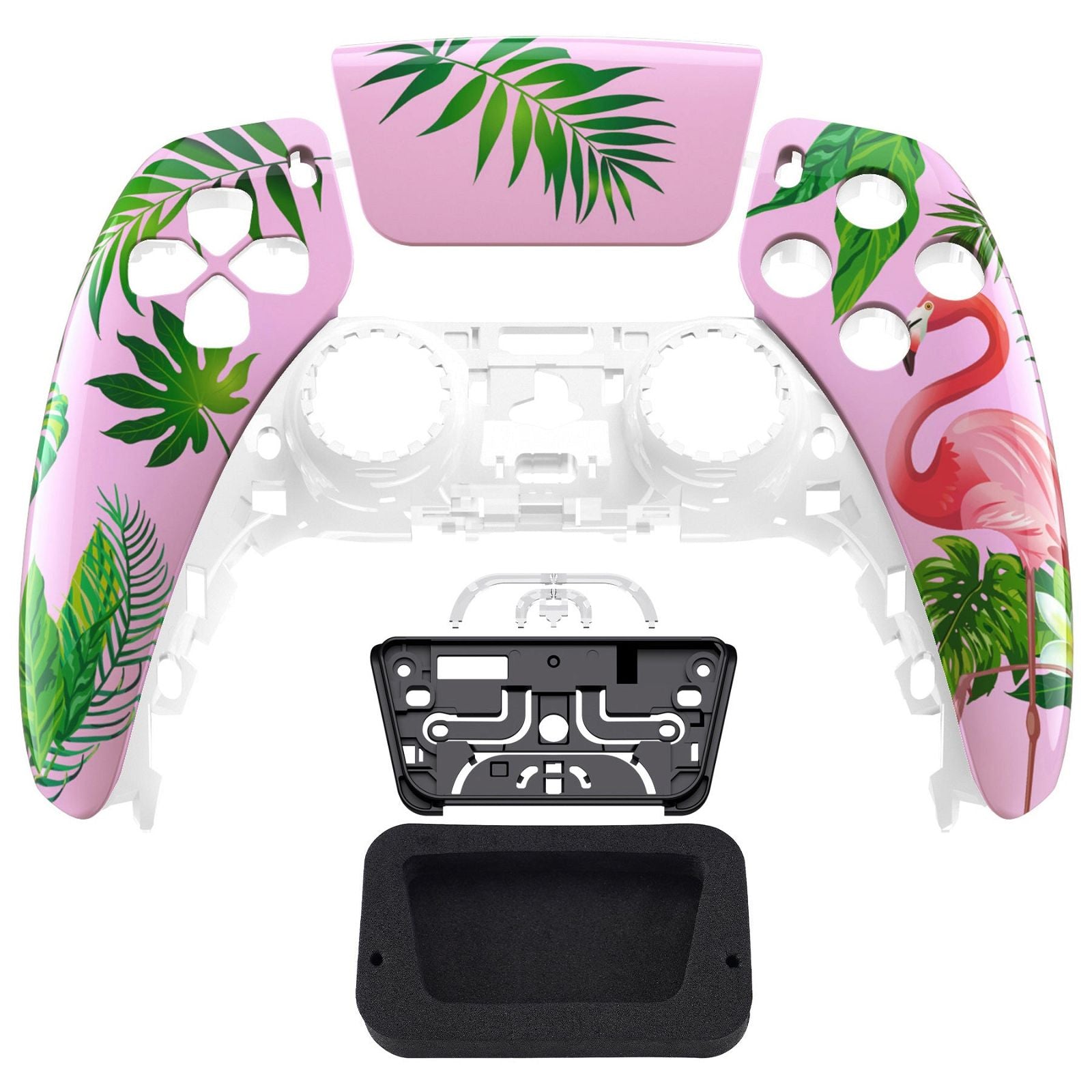 Plantation - プレーステーション5 Glossy Tropical Flamingo Front Shell With Touchpad Compatible With