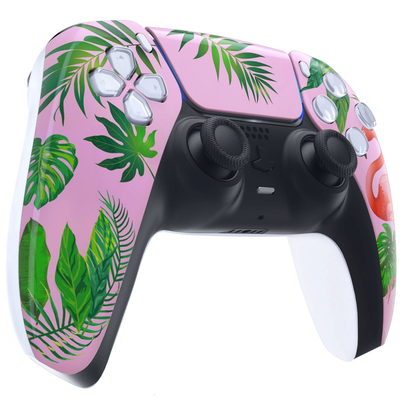 Plantation - プレーステーション5 Glossy Tropical Flamingo Front Shell With Touchpad Compatible With