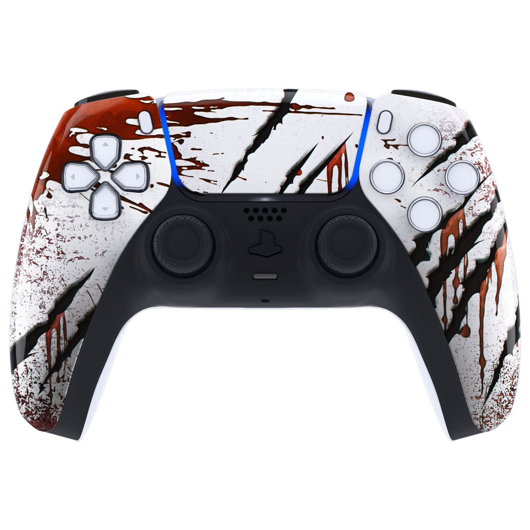 Glossy Wild Attack Front Shell With Touchpad Compatible With PS5 Controller BDM-010 & BDM-020 & BDM-030 & BDM-040 - ZPFT1017G3WS - Extremerate Wholesale