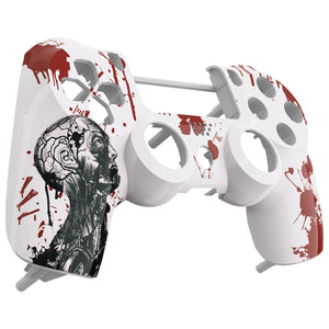 Glossy Zombie Man Front Shell Compatible With PS4 Gen2 Controller-SP4FT14WS - Extremerate Wholesale