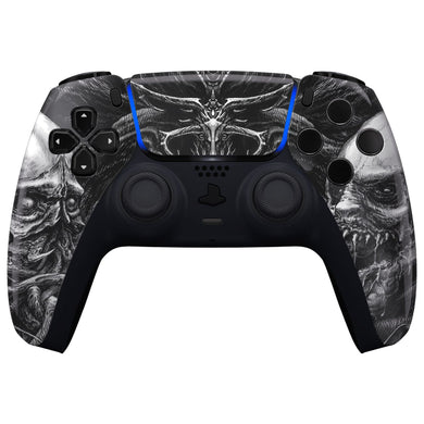 Glossy Zombies Front Shell With Touchpad Compatible With PS5 Controller BDM-010 & BDM-020 & BDM-030 & BDM-040 - ZPFT1089G3WS - Extremerate Wholesale