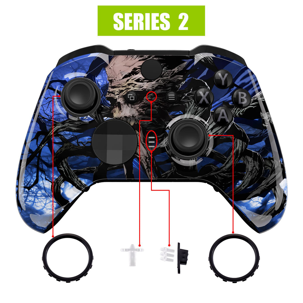 Glow in Dark - The Awakening of the Earth Lord Front Shell For Xbox One-Elite2 Controller-ELT149WS