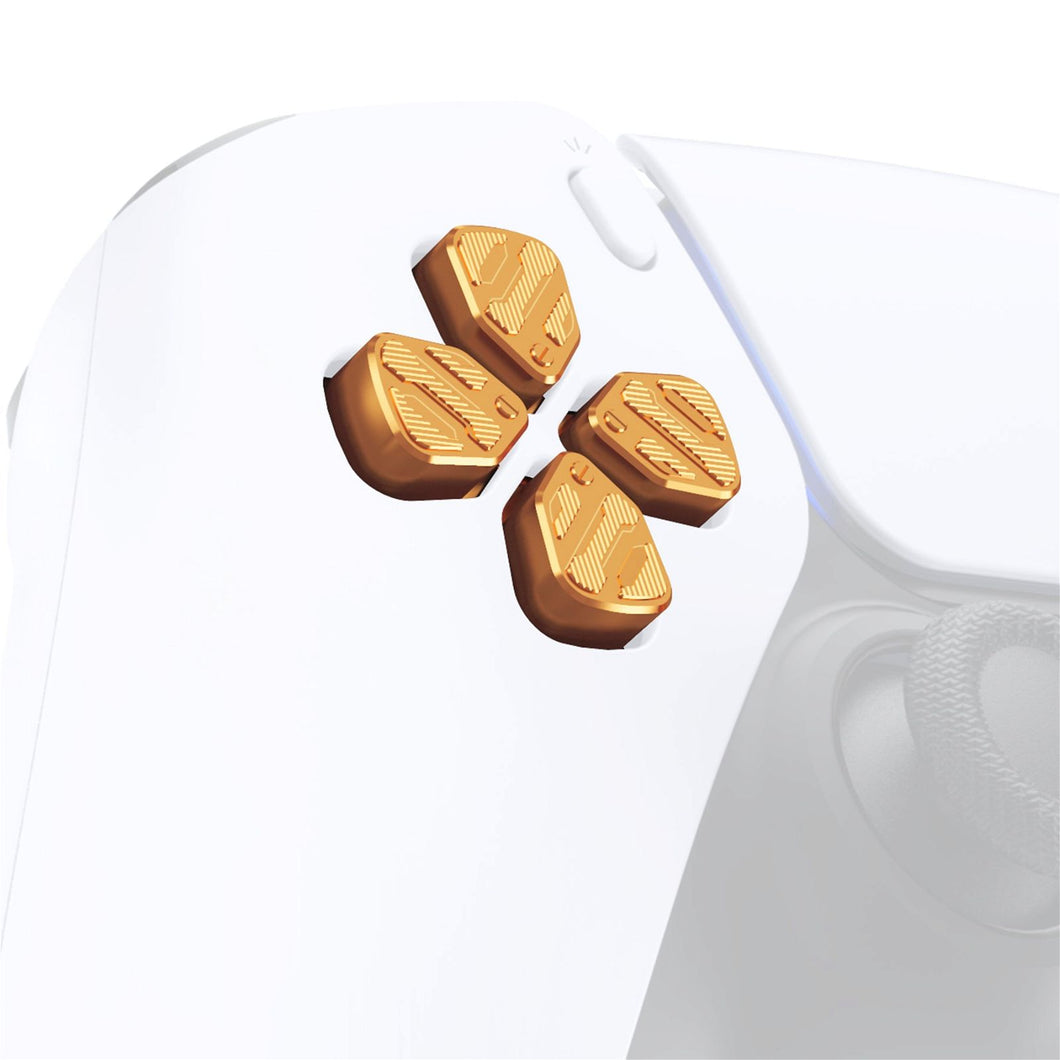 Gold Metal Dpad Button Compatible With PS5 Controller-JPFB001WS - Extremerate Wholesale